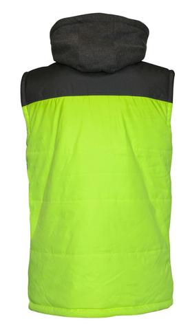 CAT Hi Vis Hooded Work Vest 1320034 – Industrial Workwear Safety