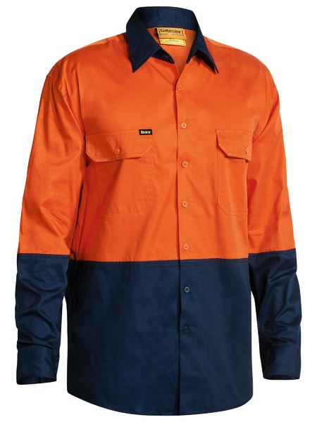 Bisley Hi Vis Cool Lightweight Drill Shirt - BS6895