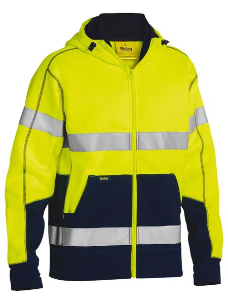 Bisley Taped Hi Vis Fleece Hoodie - BK6819T