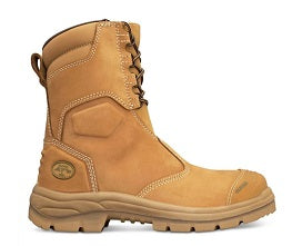 Oliver 8 inch Zip Lace Safety Boot Scuff 55385