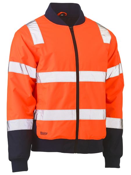 Bisley Taped Two Tone Hi Vis Bomber Jacket - BJ6730T
