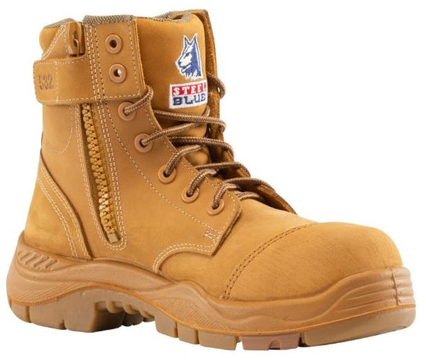 Steel Blue Argyle Composite Zip/Lace Safety Boot - 317532