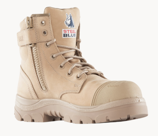 Steel Blue Argyle Zip Scuff Toe Composite Safety Boot - 318592