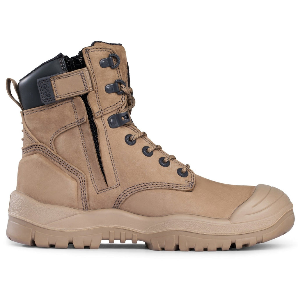 Mongrel High Leg Vibram Lace/Zip Safety Boot + Scuff - 561060