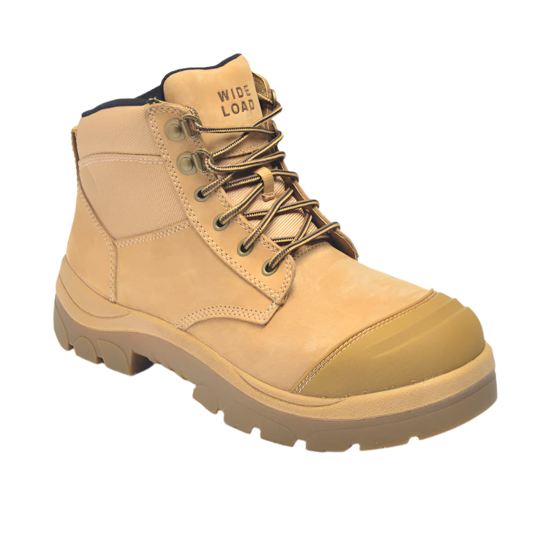Wide Load 6 Inch Zip Side Safety Boot - 690WZ