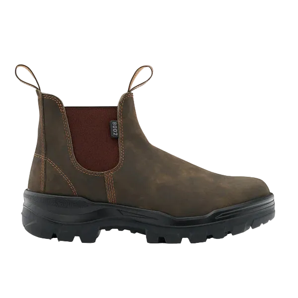 Blundstone RotoFlex Water-Resistant Nubuck Elastic Side Safety Boot - 8002