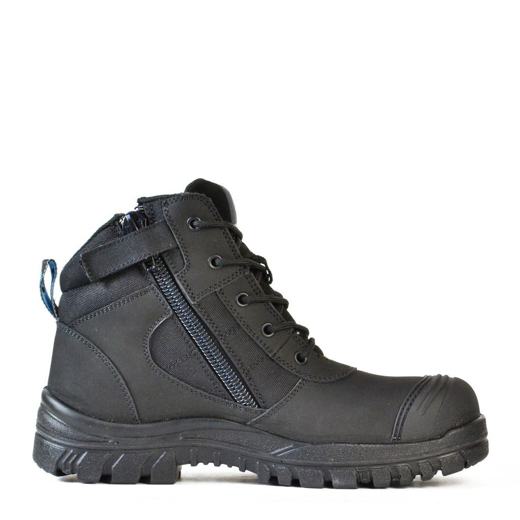Bata Zippy Zip Sided Safety Boot - 804-66641