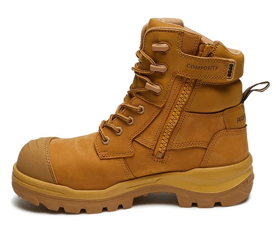 Blundstone Rotoflex Nubuck Zip/Lace Safety Boot - 8560