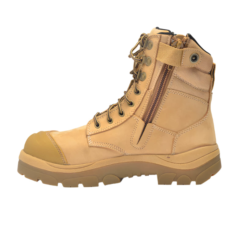 Wide Load 8 Inch Zip Side Safety Boot - 890WZ