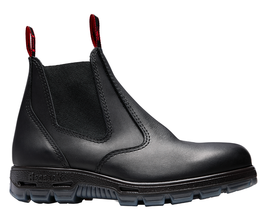 Redback Bobcat Elastic Sided Oil Kip Non-Safety Boot - UBBK