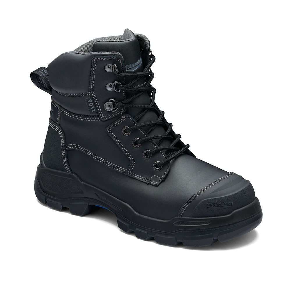 Blundstone RotoFlex Platinum Leather Lace-Up Nitrile Safety Boot - 9011