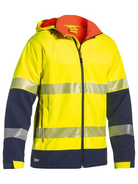 Bisley Taped Hi Vis Ripstop Bonded Fleece Jacket - BJ6934T