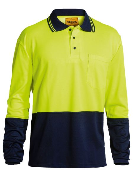 Bisley Hi Vis L/S Polo Shirt - BK6234