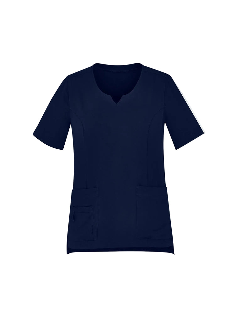 inaura: Ladies Avery Round Neck Scrub Top - CST942LS