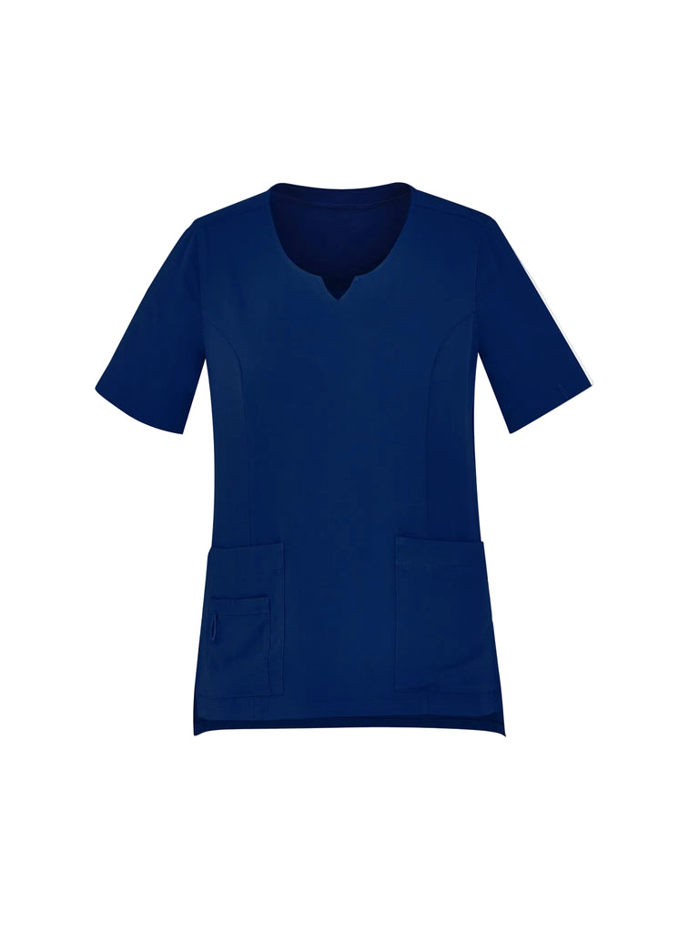 inaura: Ladies Avery Round Neck Scrub Top - CST942LS