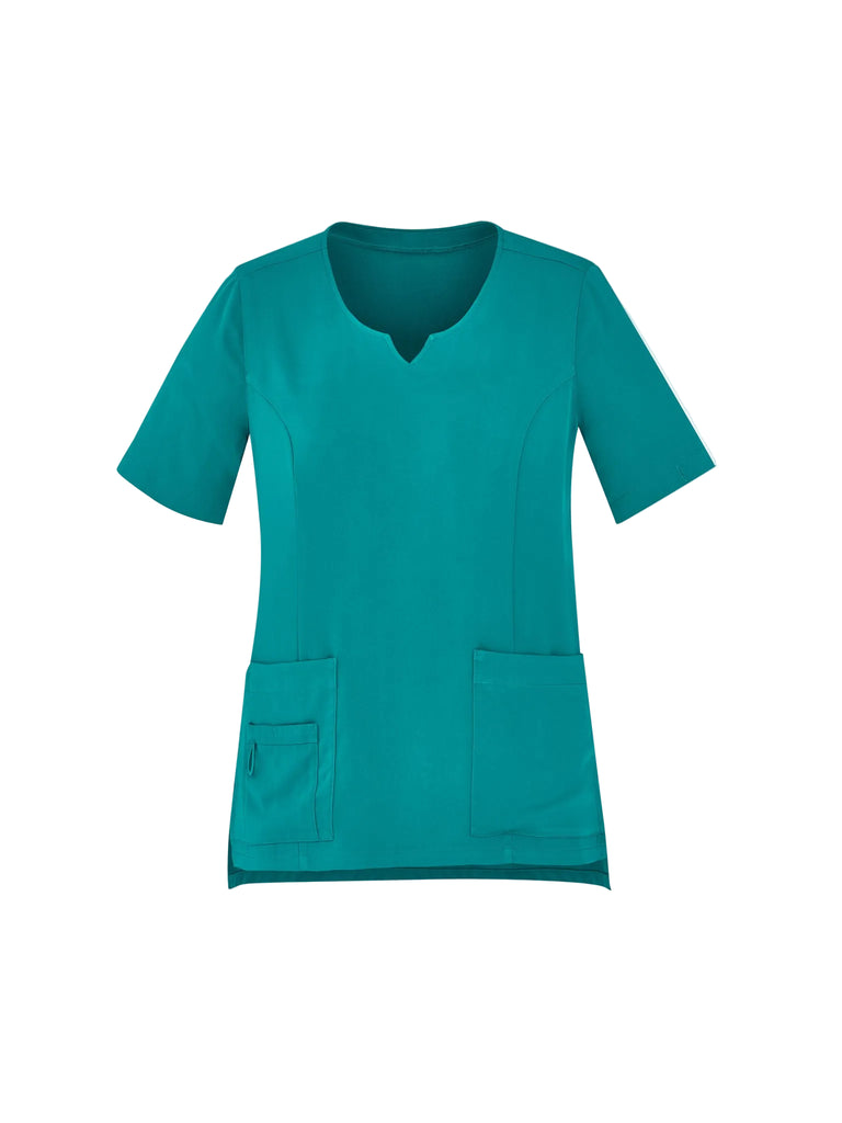 inaura: Ladies Avery Round Neck Scrub Top - CST942LS