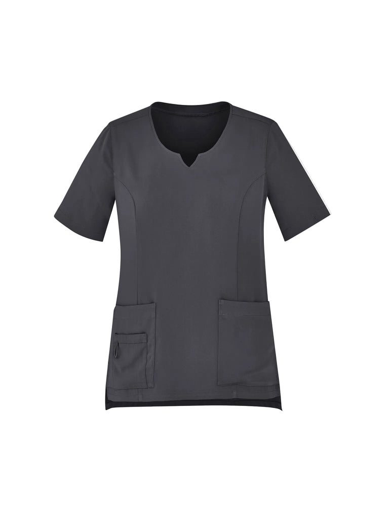 inaura: Ladies Avery Round Neck Scrub Top - CST942LS