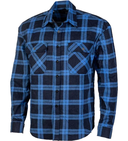 RiteMate Open Front Flannelette Shirt - RM123SOF