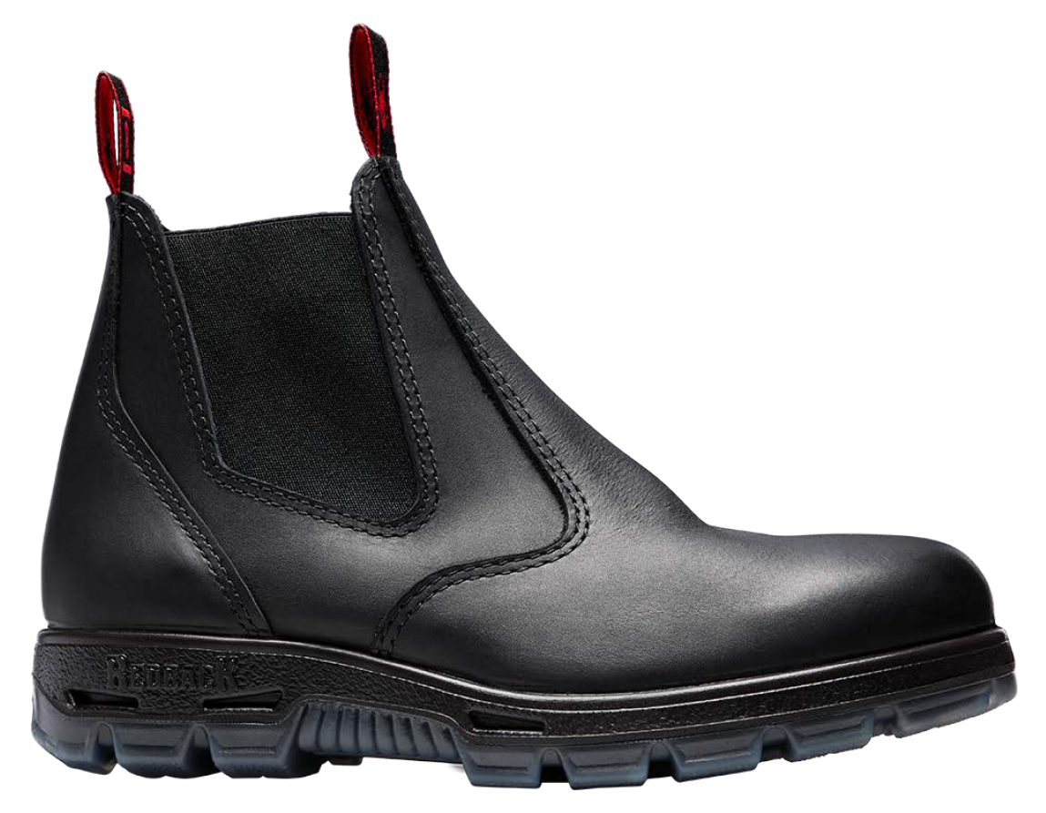 Red Backing Redback Bobcat Elastic Sided Safety Boot - USBBK – Industrial Workwear ...