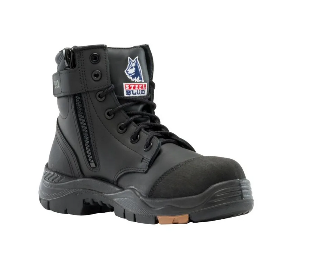 Steel Blue Argyle Composite Zip/Lace Safety Boot - 317532