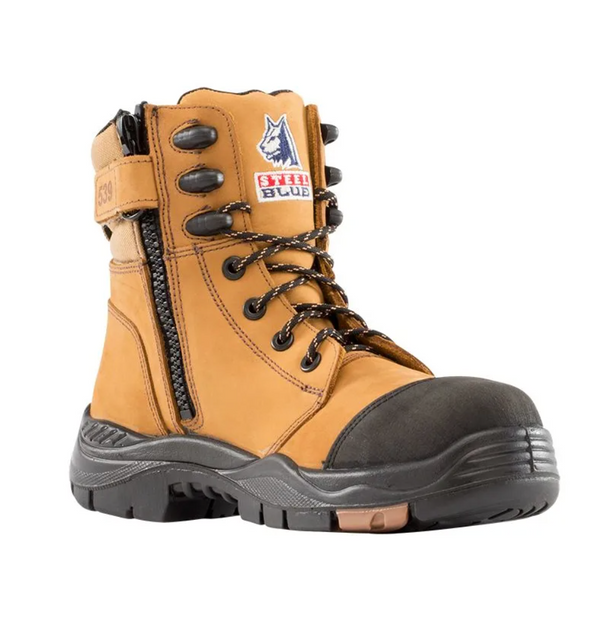 Steel Blue Torquay Zip/Lace Safety Boot - 617539