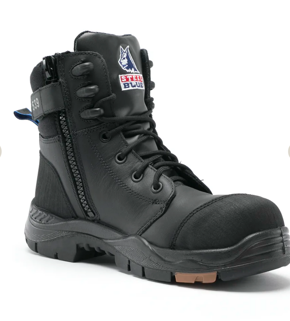 Steel Blue Torquay Zip/Lace Safety Boot - 617539