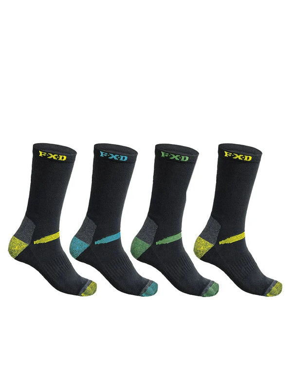 FXD 4PK Long Tech Socks - SK-2